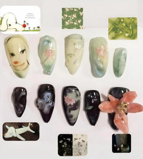 Yoshitomo Nara nails